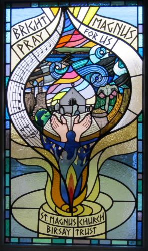 St Magnus Church Birsay Stained Glass Window